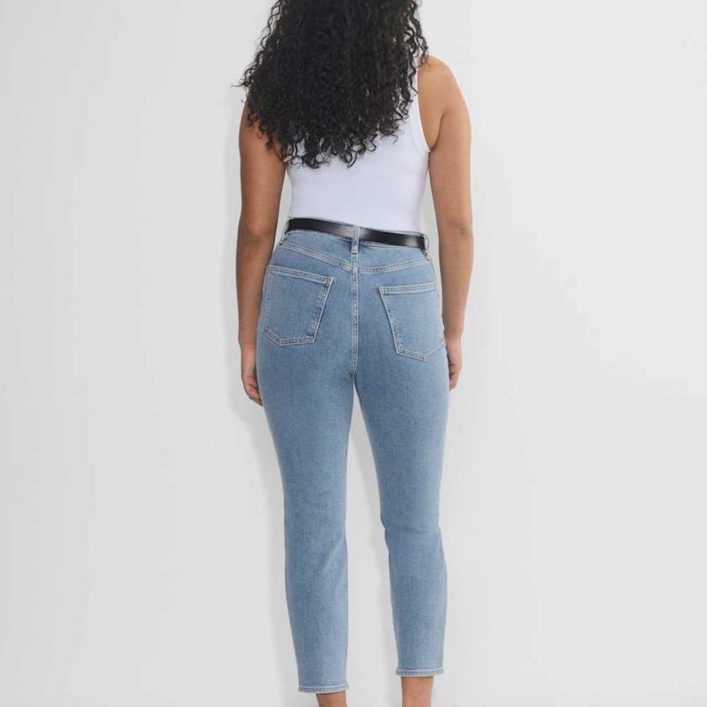 Denim Forum Nyla Curve Fit Hi-Rise Tapered Jeans Stretch Size 29